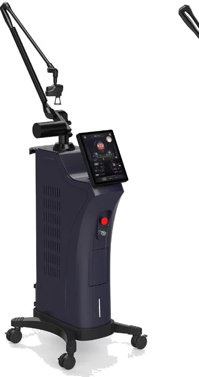 Regent R3 CO₂ console shown from an alternate angle with the articulated arm folded